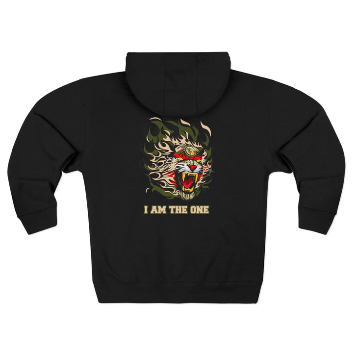 CG TIGER FLAME SAND/GREEN ARMY TIGER/I AM THE ONE ZIP UP