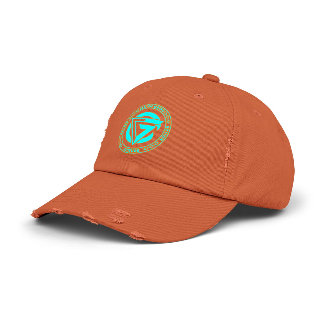 CG LOGO MIAMI AQUA Unisex Distressed Cap