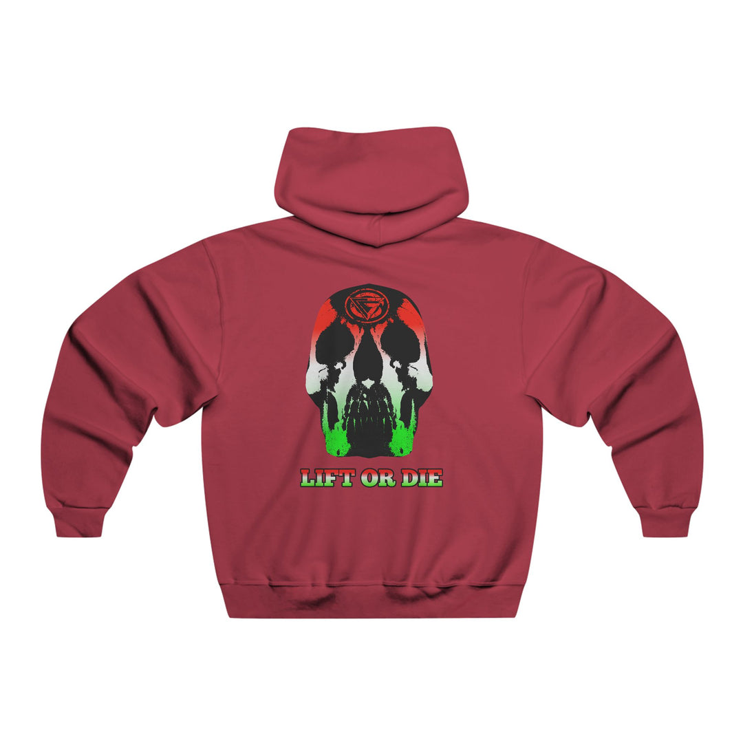 SKULLATOR- RED WHITE GREEN FADE/LIFT OR DIE