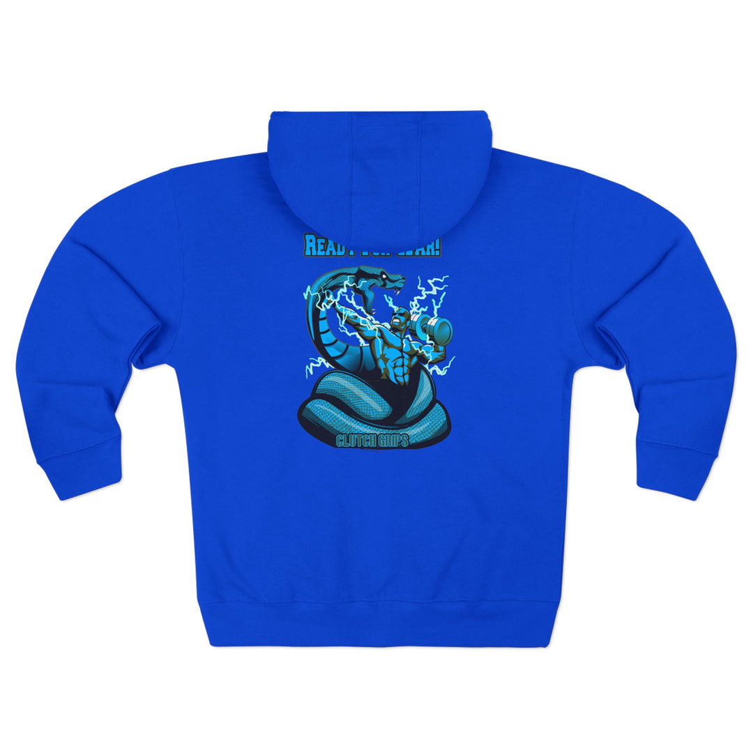MAC VS SNAKE BLUE/READY FOR WAR ZIP UP