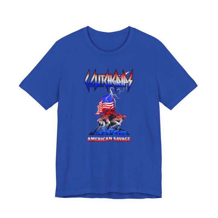 CG PATRIOT FREEDOM SHIRT RED WHITE BLUE FADE /AMERICAN SAVAGE