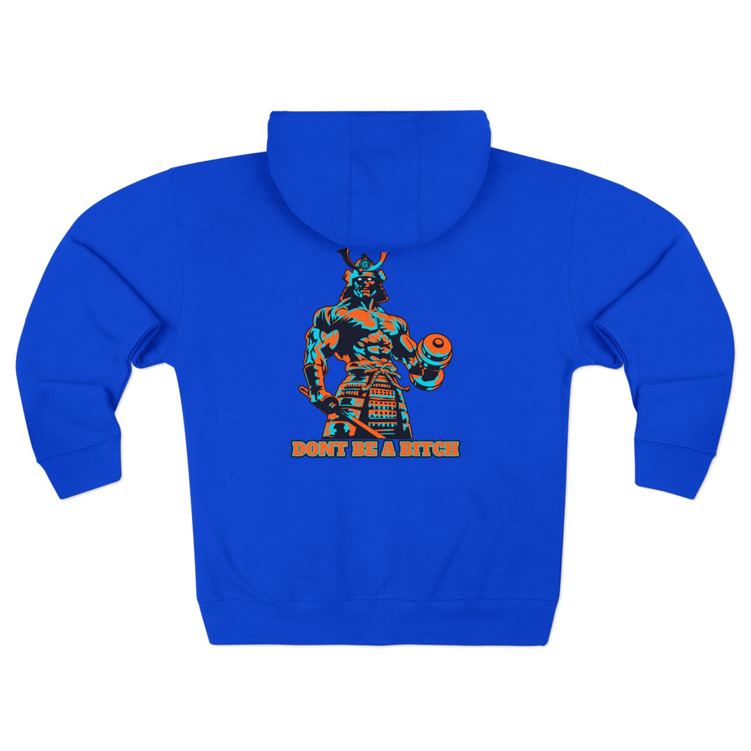 SAMURAI MASTER TRAINER MIAMI COLORS /DONT BE A BITCH  ZIP UP