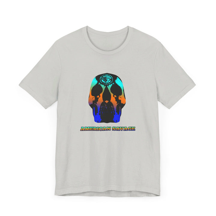 SKULLATOR BLUE ORANGE AQUA  /AMERICAN SAVAGE