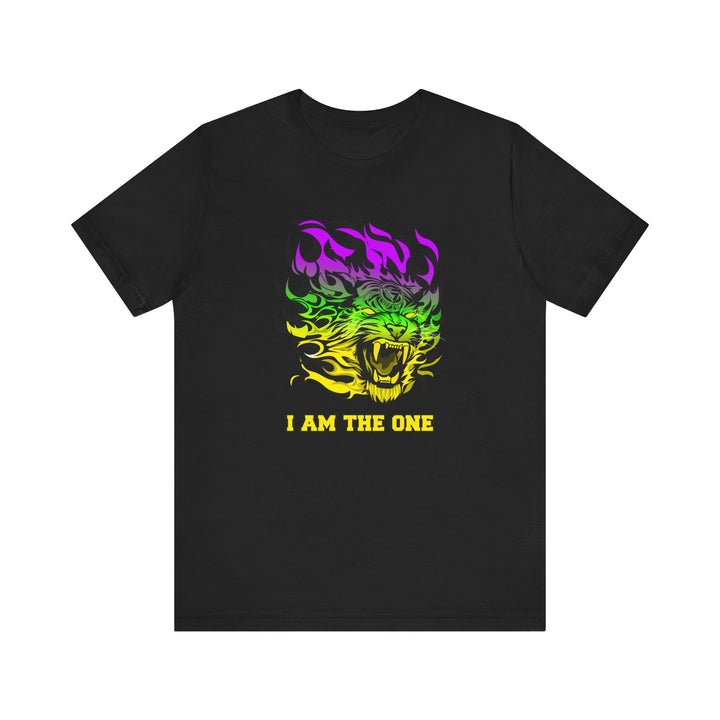 TIGER FLAME YELLOW GREEN PURPLE FADE/I AM THE ONE