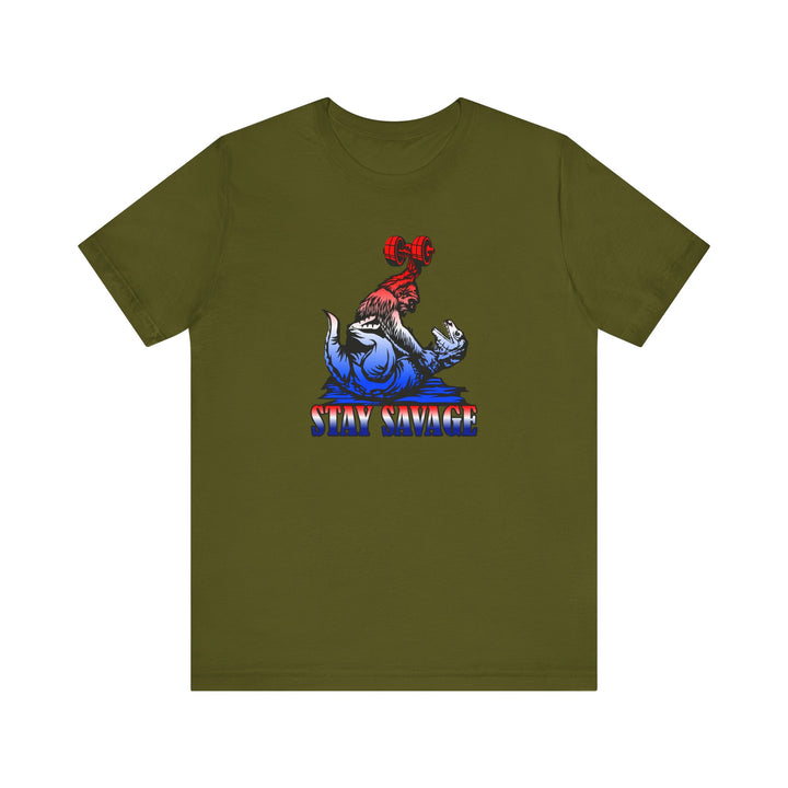 CG APE VS ZILLA RED WHITE BLUE /STAY SAVAGE