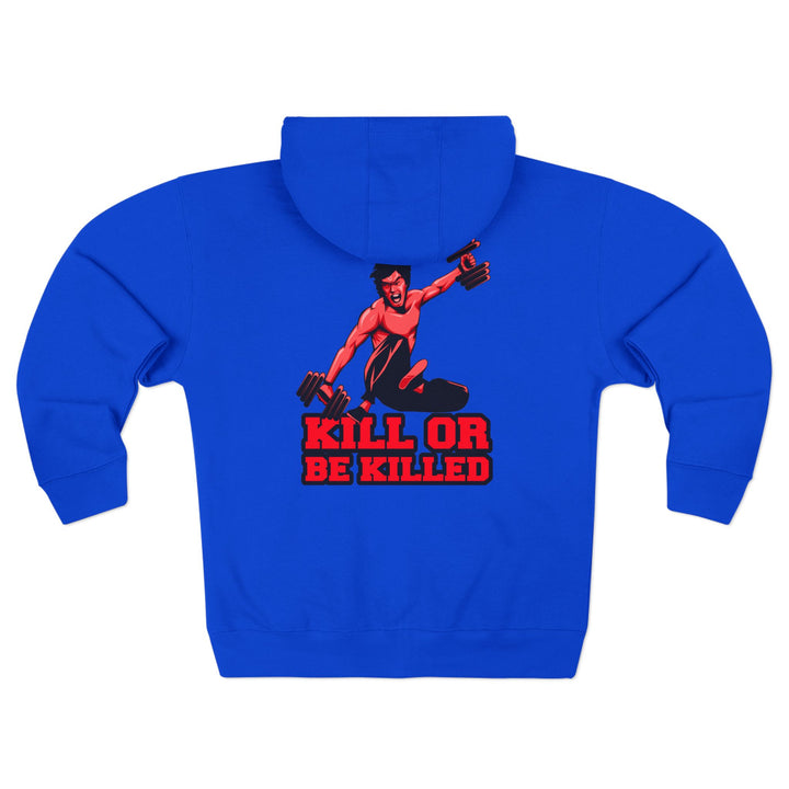 CG LIFT KICK RED /KILL OR BE KILLED ZIP UP
