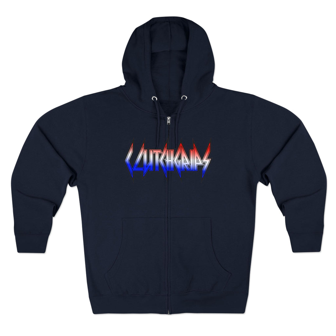 CG A AMERICAN WARRIORS RED WHITE BLUE FADE /BRINGING IT BACK ZIP UP