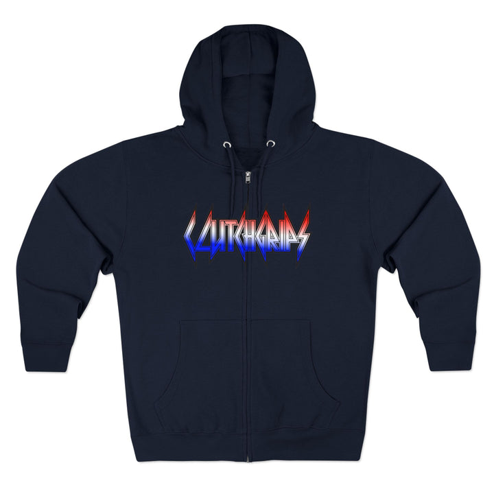 CG A AMERICAN WARRIORS RED WHITE BLUE FADE /BRINGING IT BACK ZIP UP