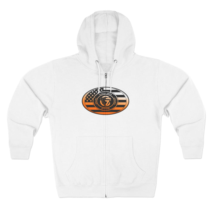 SAMURAI MAC ORANGE WHITE/AMERICAN SAVAGE ZIP UP