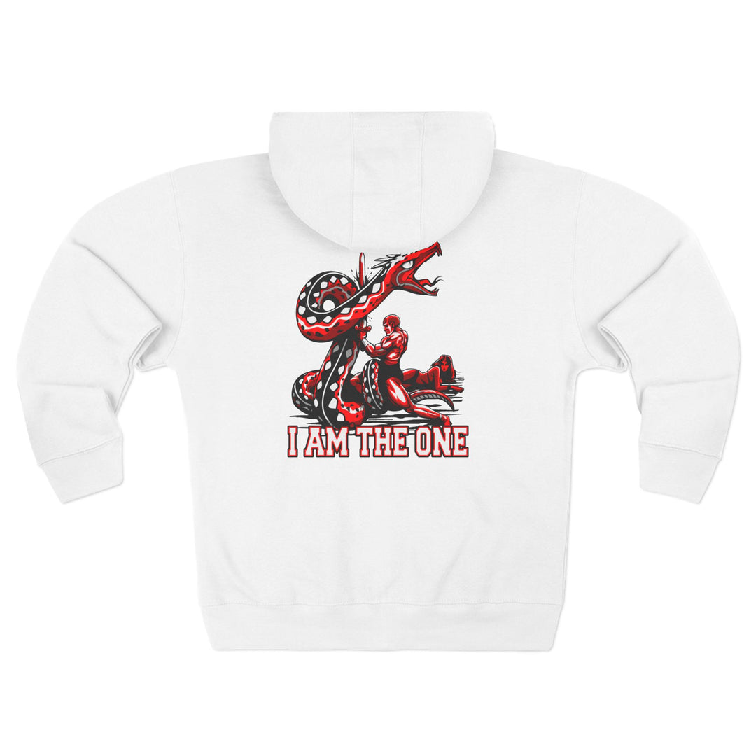 CG SERPENT SLAYER RED BLACK /I AM THE ONE ZIP UP