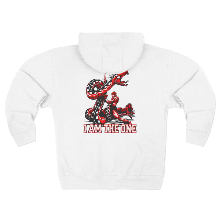 CG SERPENT SLAYER RED BLACK /I AM THE ONE ZIP UP