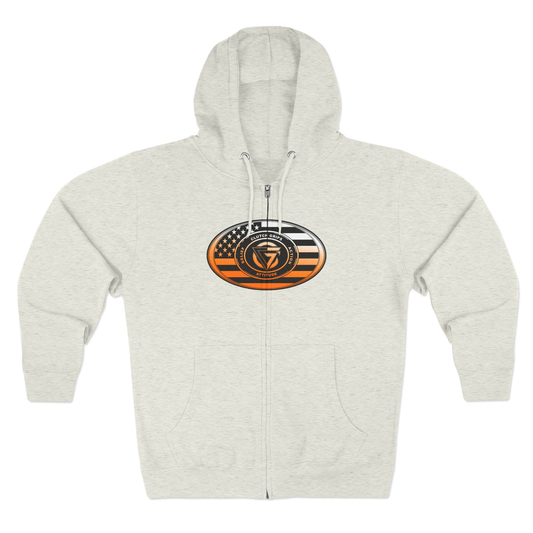 SAMURAI MAC ORANGE WHITE/AMERICAN SAVAGE ZIP UP