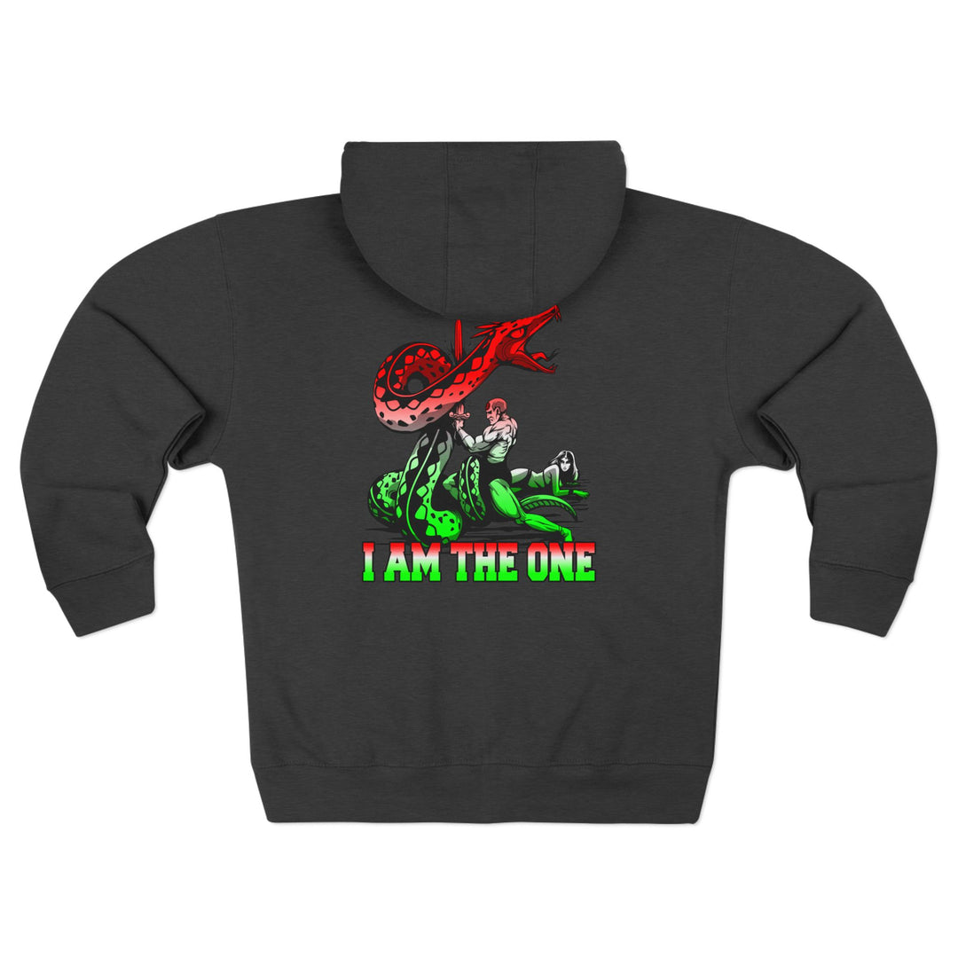 CG SERPENT SLAYER RED WHITE GREEN FADE /I AM THE ONE ZIP UP