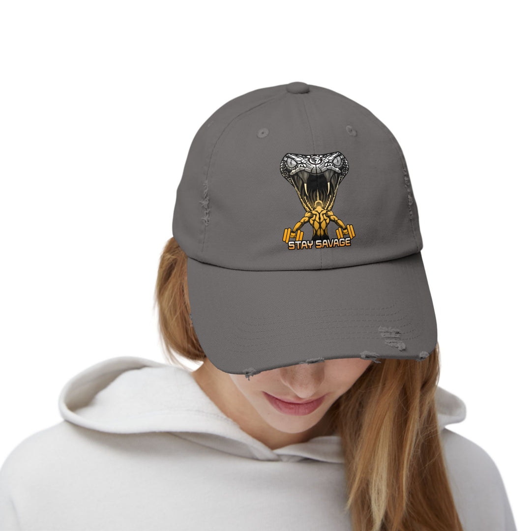 MAN VS VIPER ORANGE WHITE FADE /STAY SAVAGE CAP