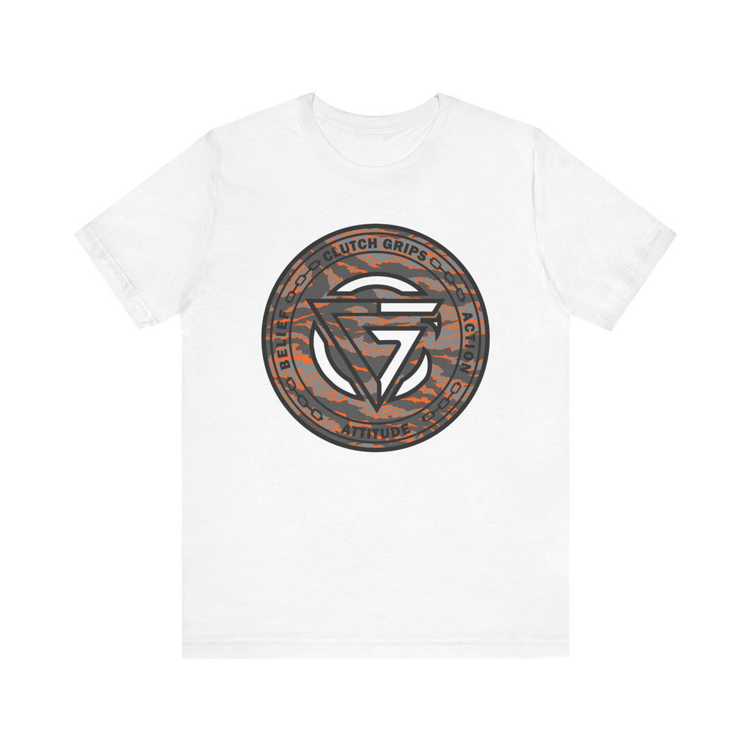 CG BASIC LOGO ORANGE GREY CAMO