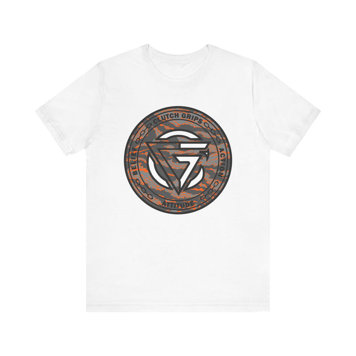 CG BASIC LOGO ORANGE GREY CAMO