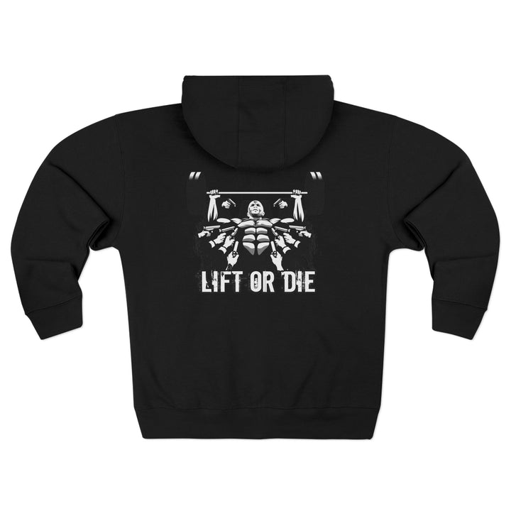 MAC WICK LIFT BLACK WHITE/LIFT OR DIE ZIP UP