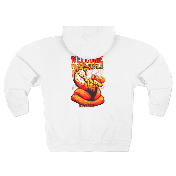 MAC VS SNAKE ORANGE GOLD FADE /WELCOME TO THE JUNGLE ZIP UP