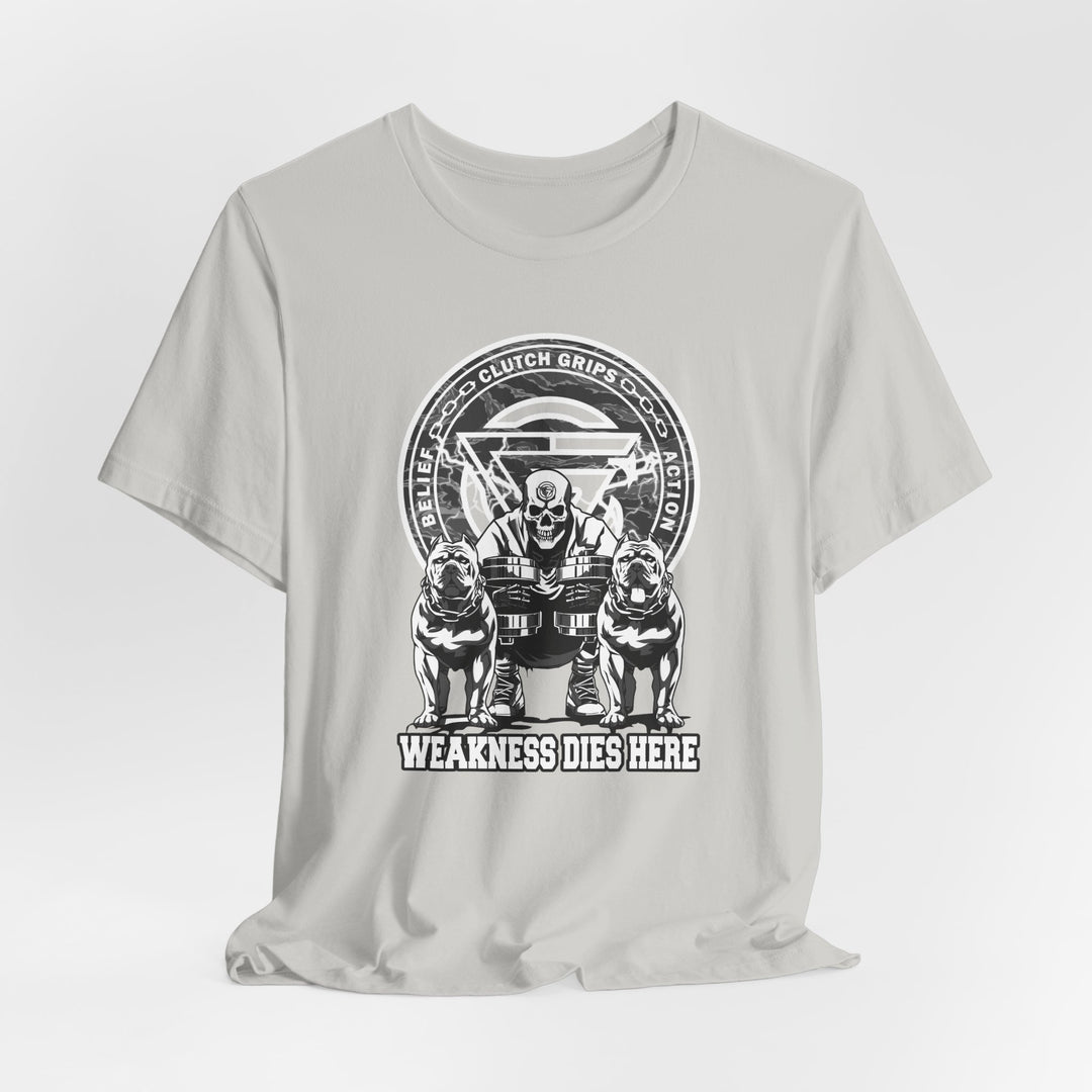 CG MAC MOTIVATOR BLACK WHITE /WEAKNESS DIES HERE