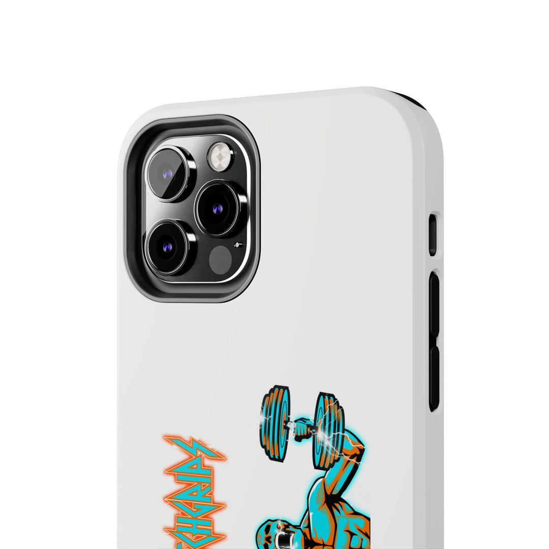 RIDE THE LIGHTNING MIAMI COLORS AQUA ORANGE PHONE CASE/CLUTCHGRIPS