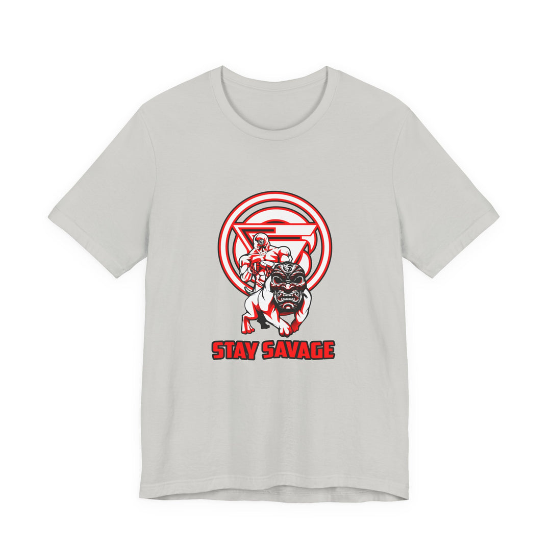 CG ANGRY DOG RED WHITE /STAY SAVAGE