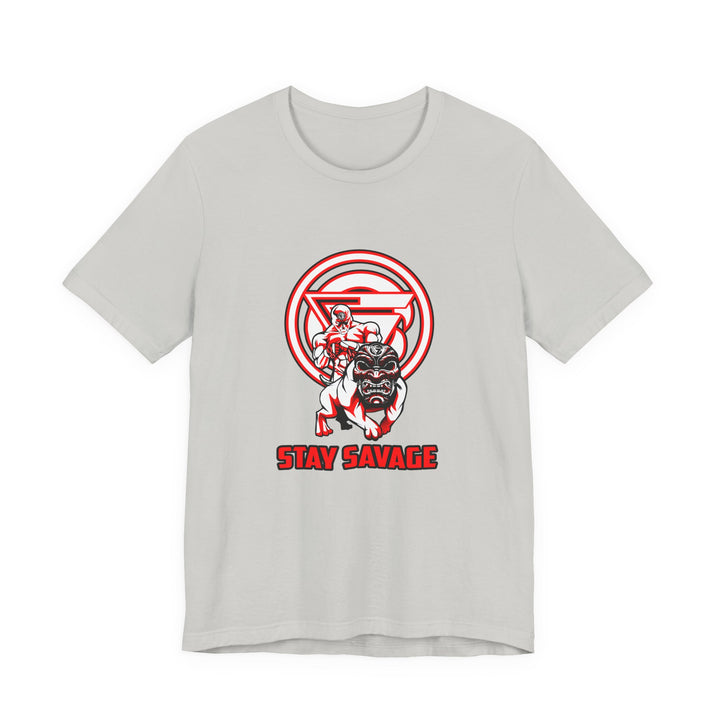 CG ANGRY DOG RED WHITE /STAY SAVAGE