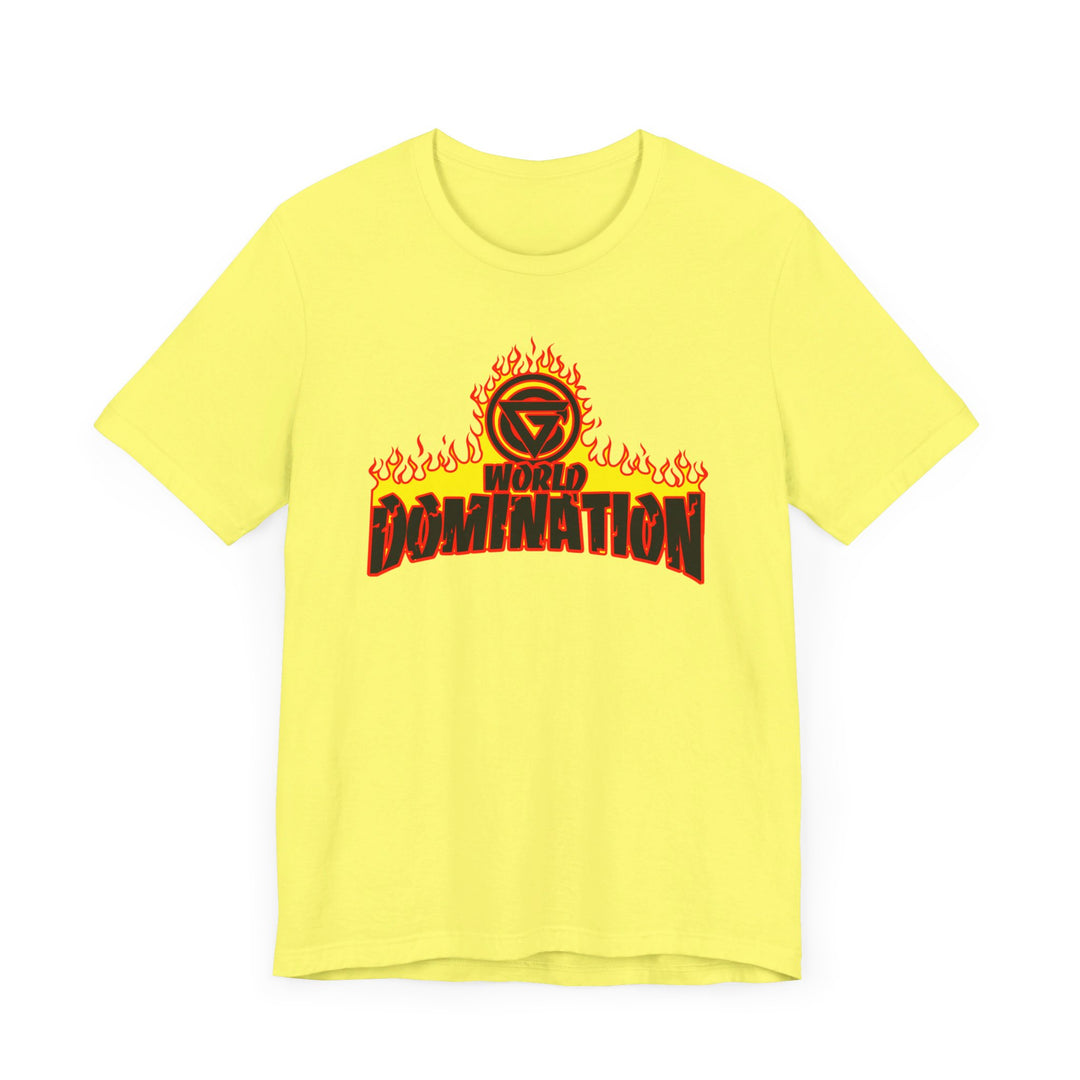 CG RED BLACK YELLOW WORLD DOMINATION