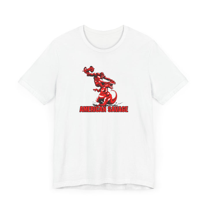 CG MAD APE VS ZILLA REMATCH RED WHITE  /AMERICAN SAVAGE