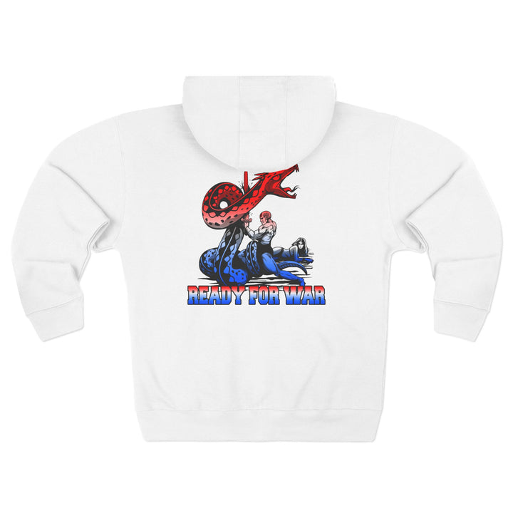 CG SERPENT SLAYER RED WHITE BLUE FADE /READY FOR WAR ZIP UP