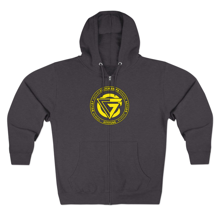 SPARTAN LIFT YELLOW BLACK/LIFT OR DIE ZIP UP