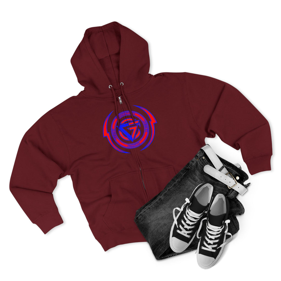 CG LIFT KICK RED BLUE/STAY SAVAGE ZIP UP