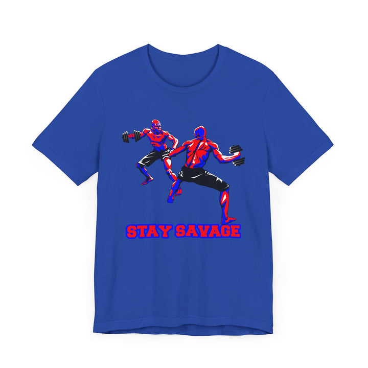 CG RED BLUE MAN VS MAN /STAY SAVAGE