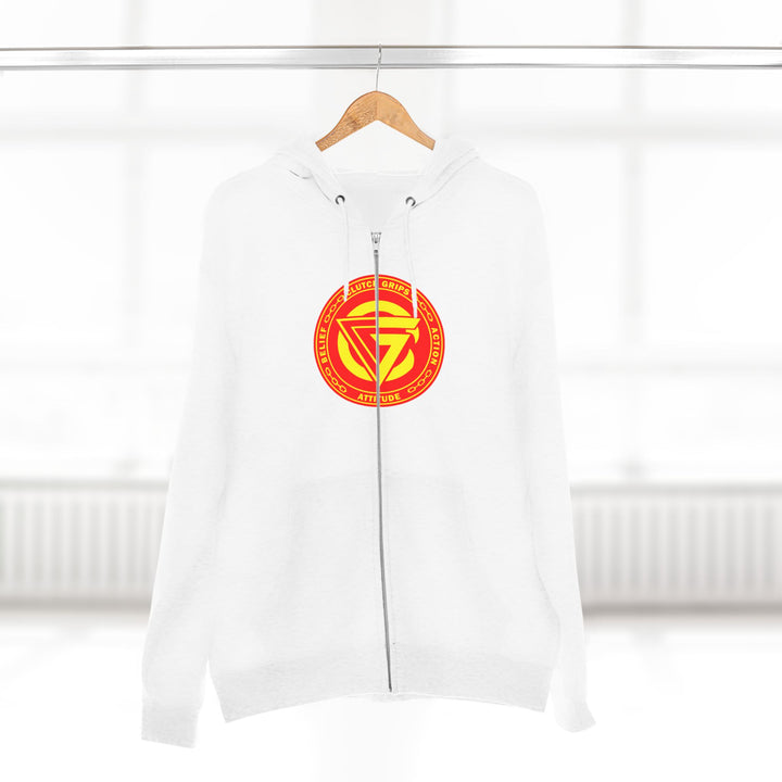 CG SAMURAI MASK ORANGE GOLD /CLUTCHGRIPS ZIP UP