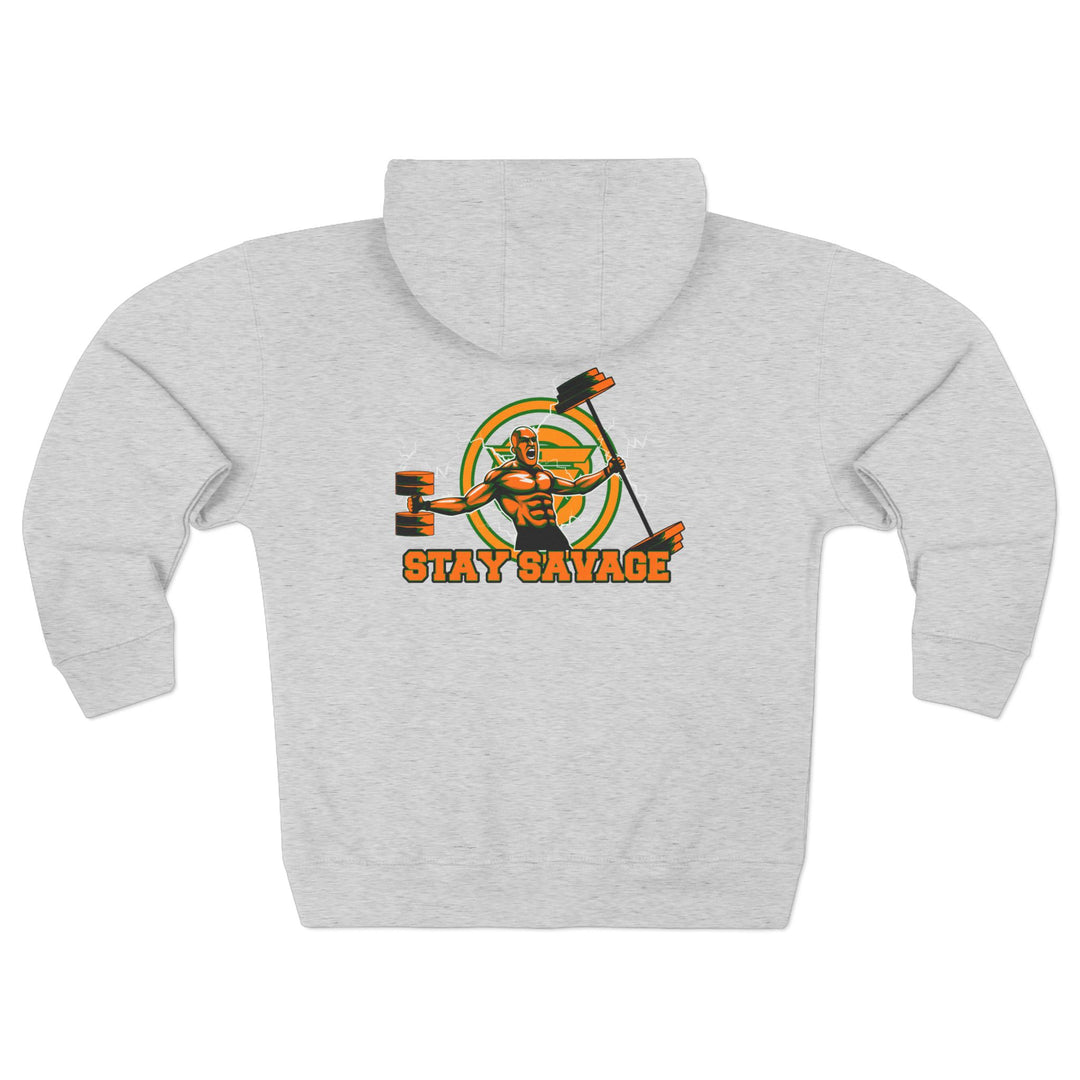 SPARTAN LIFT ORANGE GREEN  /STAY SAVAGE ZIP UP