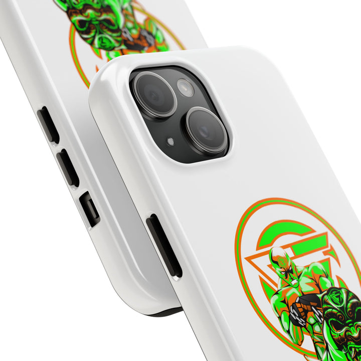 ANGRY DOG ORANGE GREEN PHONE CASE /LIFT OR DIE