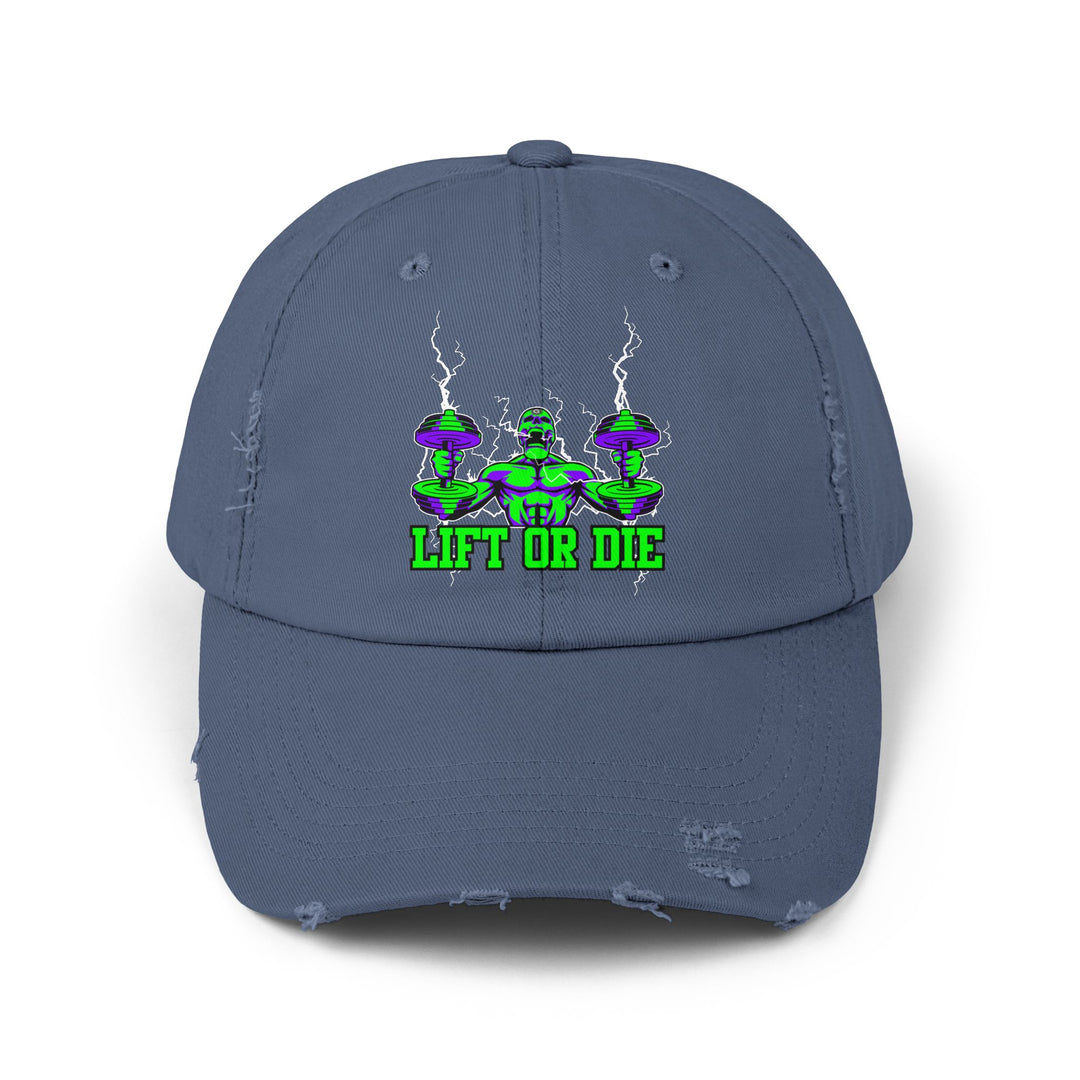 RIDE THE LIGHTNING HYPER PURPLE GREEN/LIFT OR DIE CAP