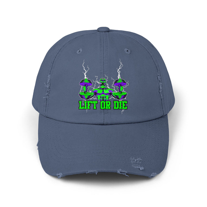 RIDE THE LIGHTNING HYPER PURPLE GREEN/LIFT OR DIE CAP