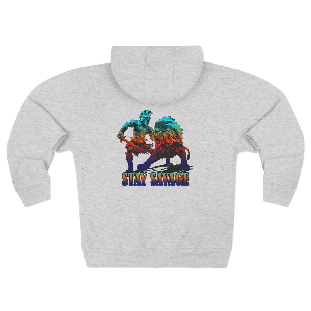 CG MAC THE LION TAMER BLUE ORANGE AQUA ZIP UP