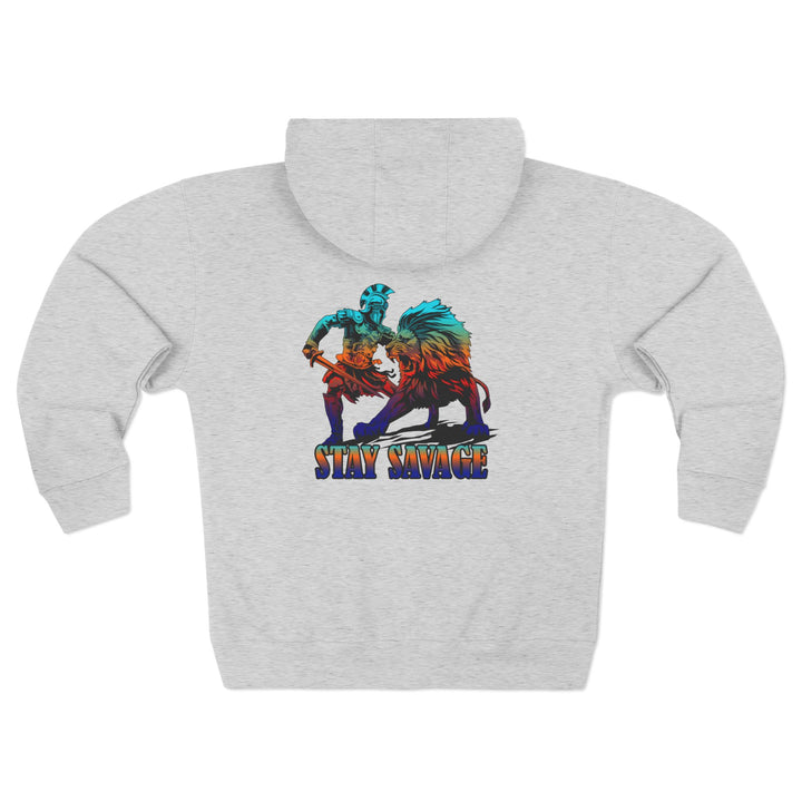 CG MAC THE LION TAMER BLUE ORANGE AQUA ZIP UP