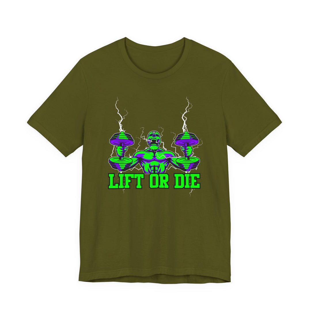 RIDE THE LIGHTNING PURPLE GREEN /LIFT OR DIE