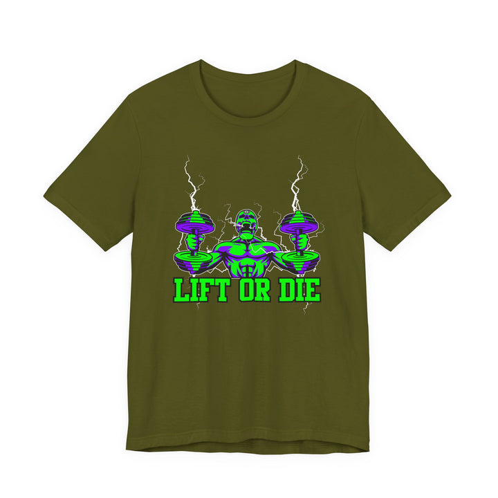 RIDE THE LIGHTNING PURPLE GREEN /LIFT OR DIE