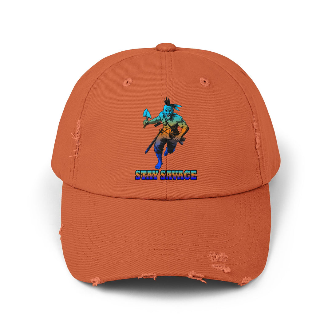 MAC BRAVE BLUE ORANGE AQUA /STAY SAVAGE CAP