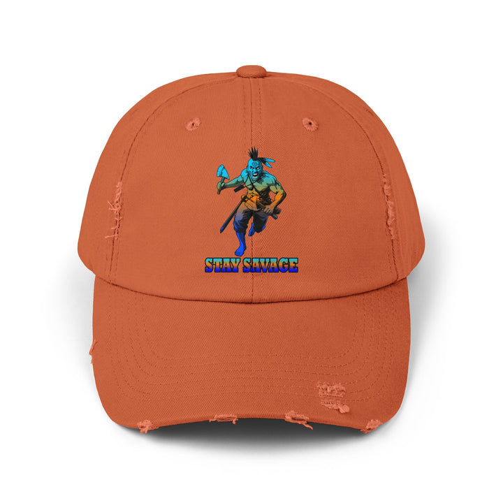 MAC BRAVE BLUE ORANGE AQUA /STAY SAVAGE CAP