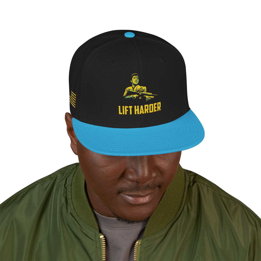 CG FINAL MAFIA BOSS YELLOW BLACK /LIFT HARDER Snapback (Embroidery)