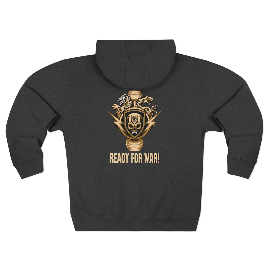 CG SGL SKULL BELL DESRT SAND/READY FOR WAR ZIP UP