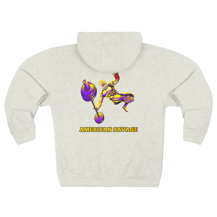 CG MAC JUMP PURPLE GOLD /AMERICAN SAVAGE ZIP UP