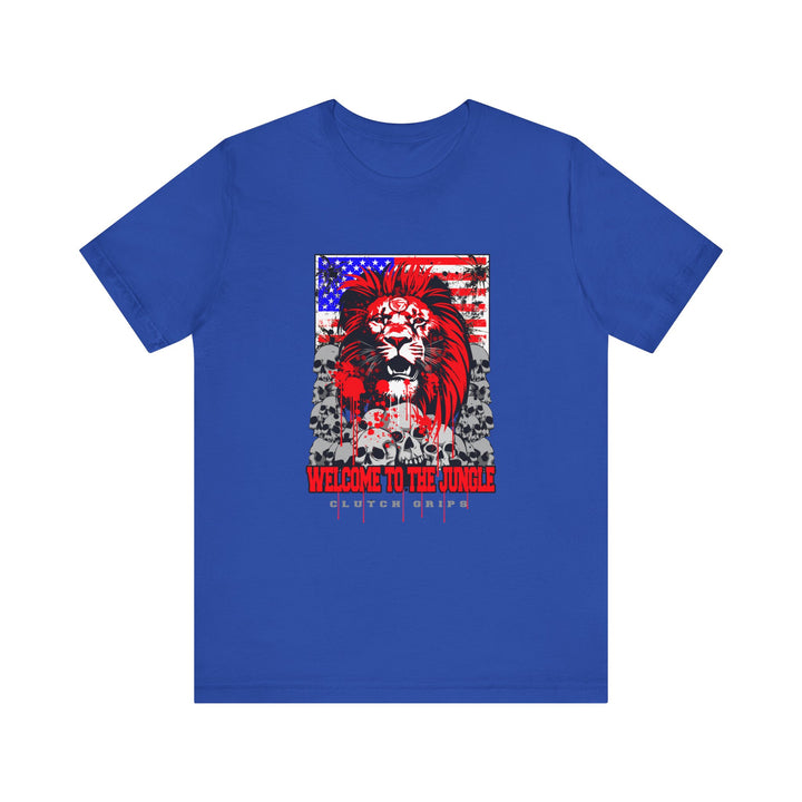 LIONHEART USA FLAG RED WHITE BLUE /WELCOME TO THE JUNGLE
