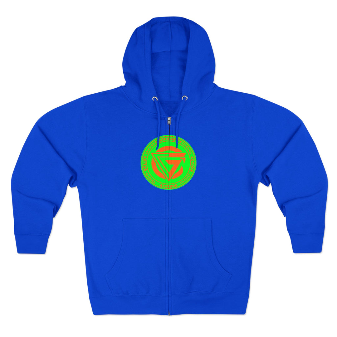 CG TIGER VS TIGER GREEN ORANGE /READY FOR WAR ZIP UP