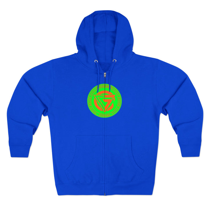 CG TIGER VS TIGER GREEN ORANGE /READY FOR WAR ZIP UP