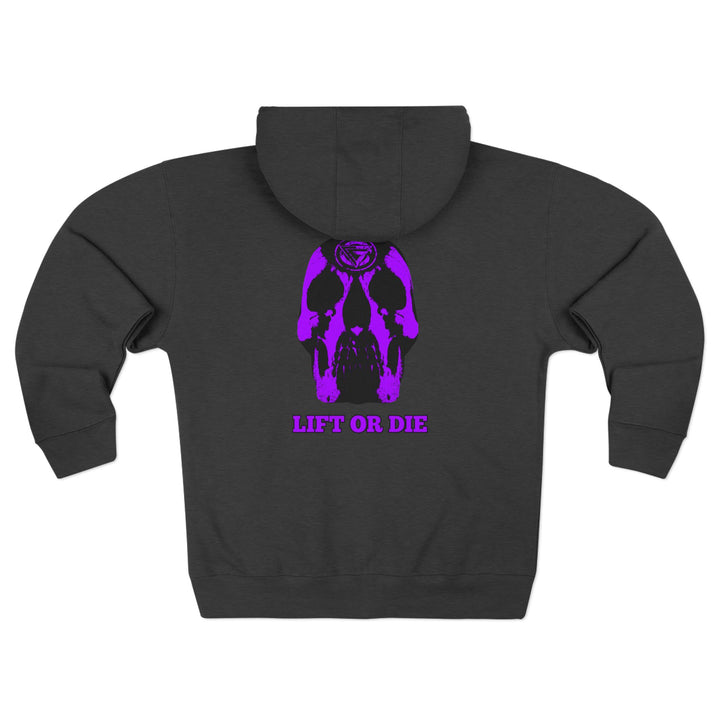 CG SKULL PURPLE/LIFT OR DIE ZIP UP